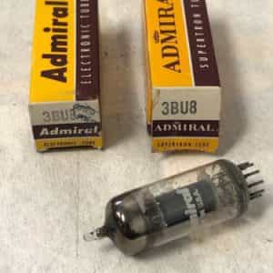 LOT OF 2 ADMIRAL 3BU8 Vacuum Tube