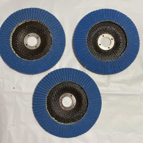 LOT OF 3  SUPER DISC 6″ TYPE 29 FLAP DISCS 7/8″ FIBERGLASS 40 GRIT ZIRCONIA
