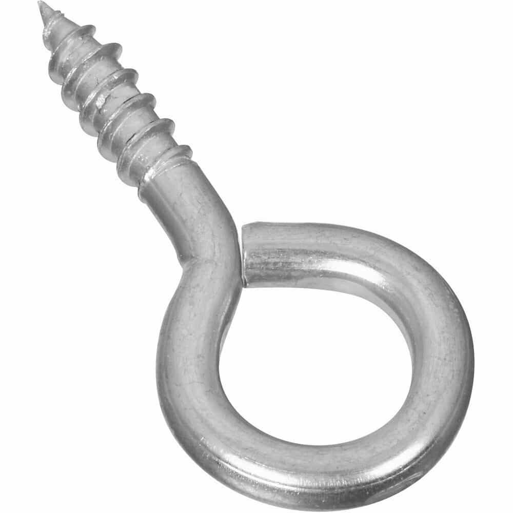 National Hardware N324-665 BB2014 #6 Screw Eye in Zinc Plated, 10 Pack