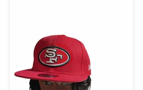 New Era San Francisco 49ers Basic 9FIFTY Snapback Hat – Red, One Size