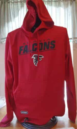Nfl Falcons Hooded Jersey Sz L