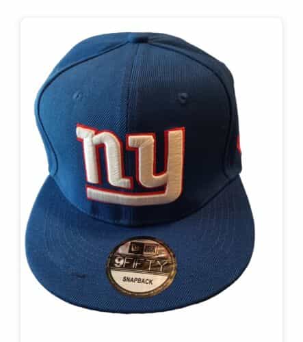 NFL Licensed New York Giants Snap Adjustable Fit