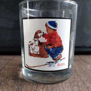 Norman Rockwell Arby’s Pepsi Tumbler “A Boy Meets His Dog”