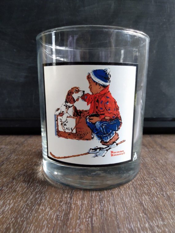 Norman Rockwell Arby’s Pepsi Tumbler “A Boy Meets His Dog”