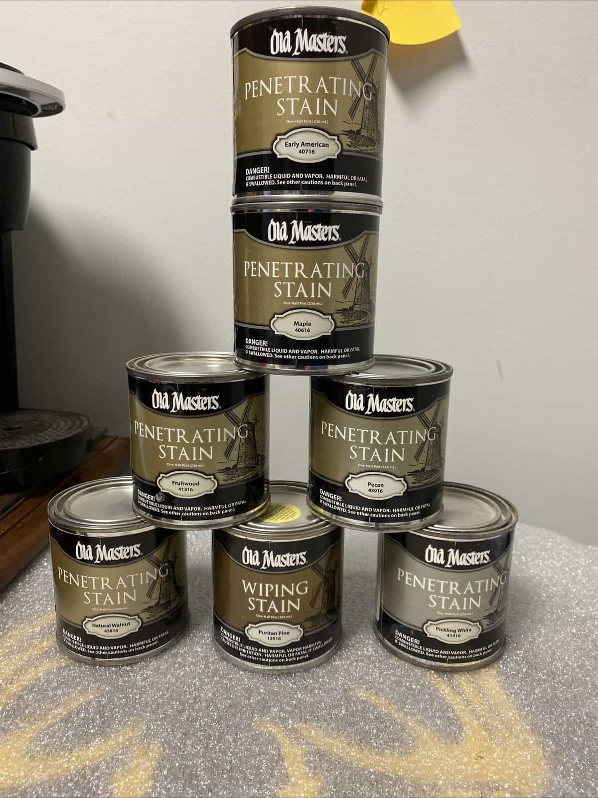 OLD MASTERS PENETRATING STAIN CHOICE 8 OZ CAN