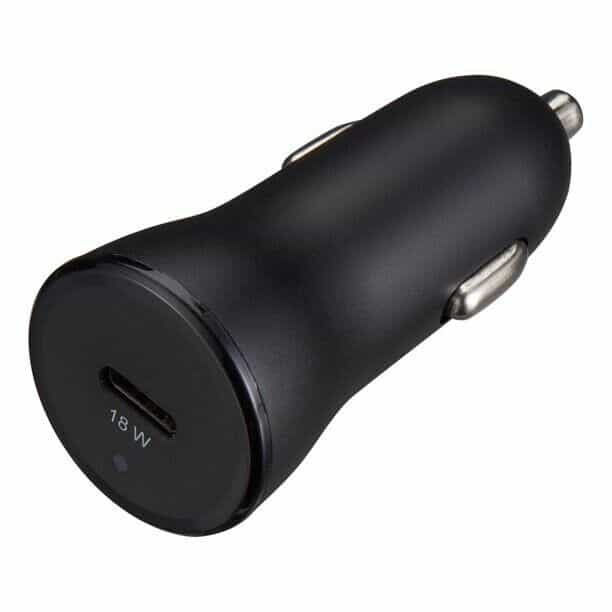 ONN 18W USB-C Car Charger with 18W Power Delivery