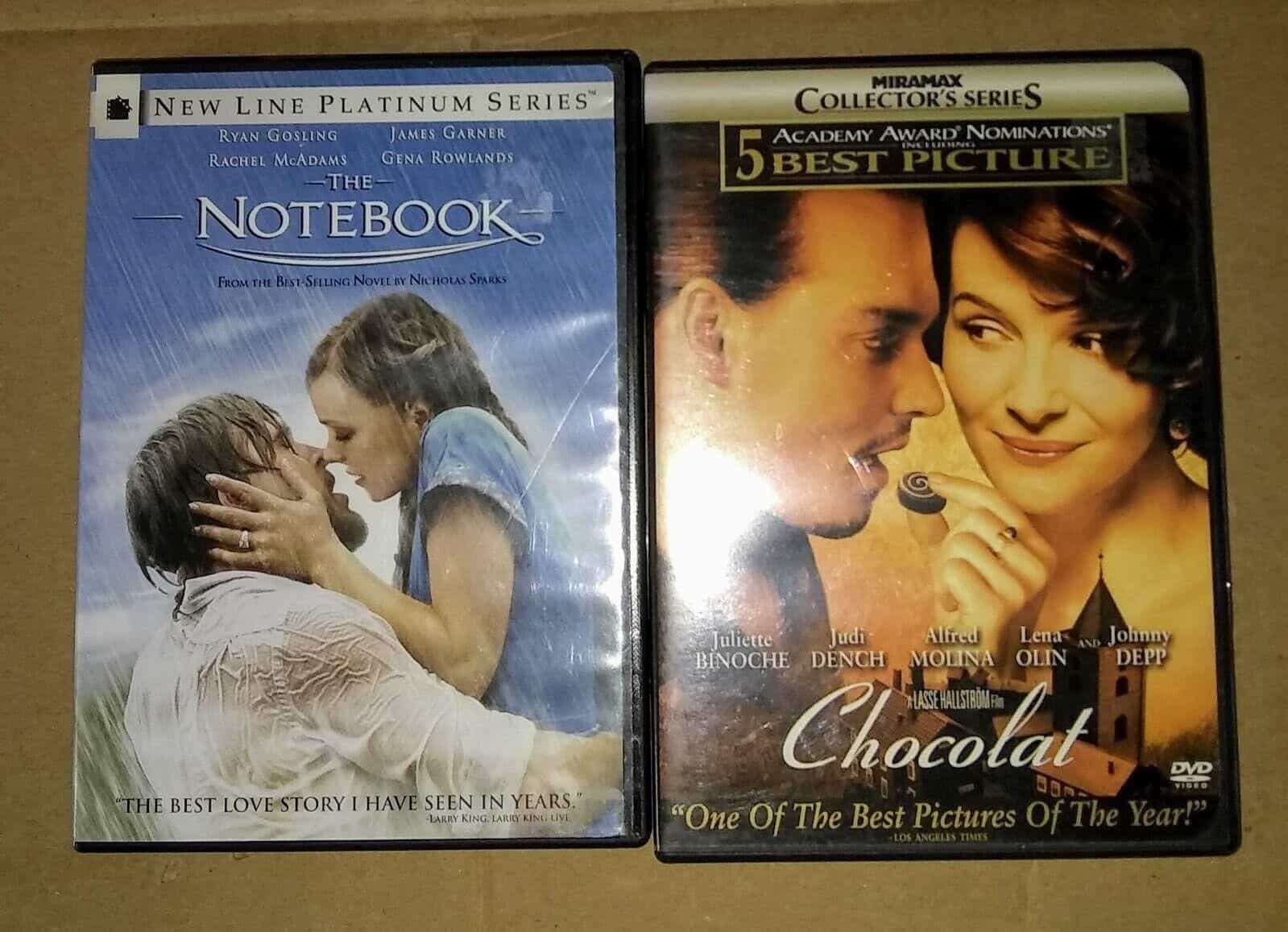 Romance Movie DVDs (Set of 2)