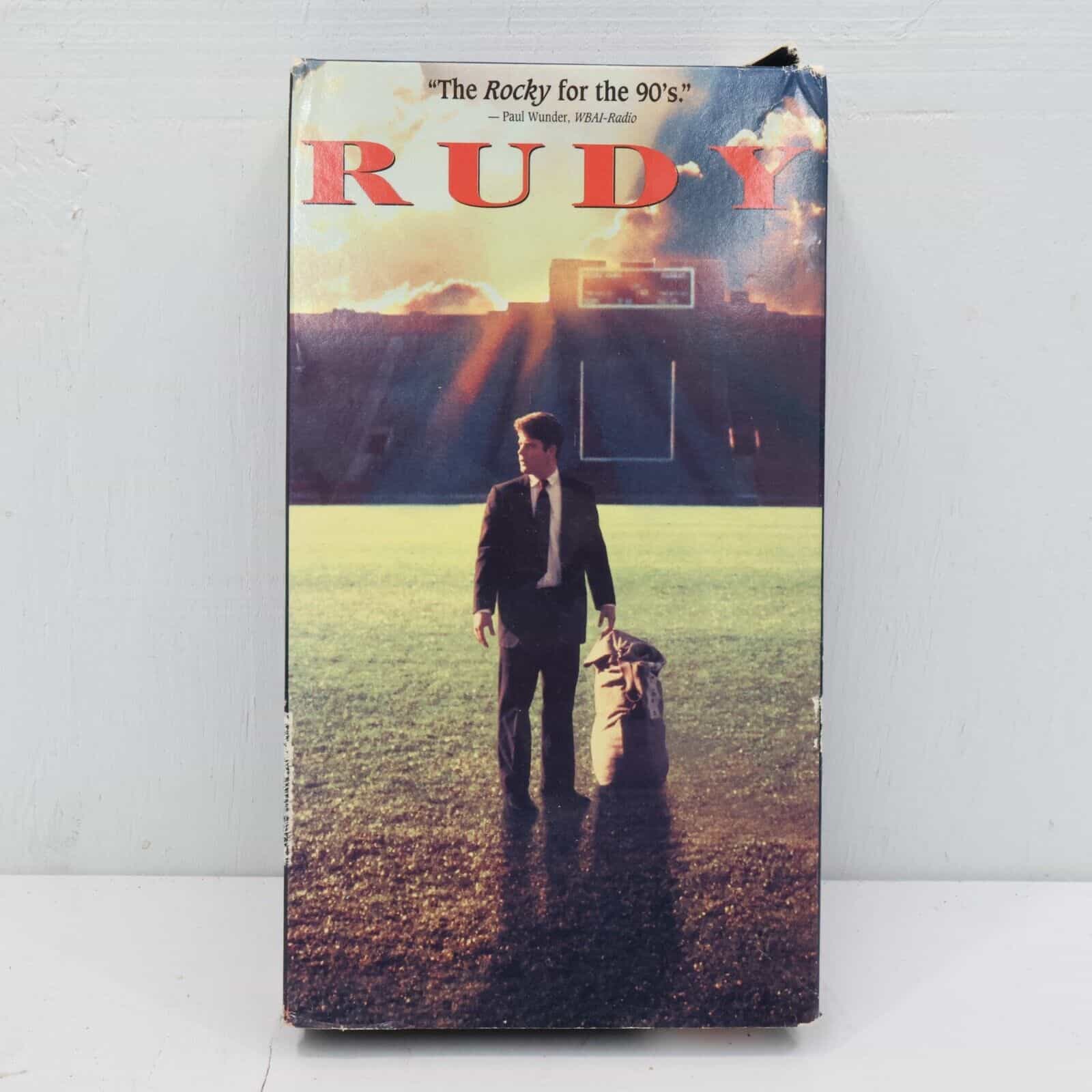 Rudy (VHS, 1994, Closed Captioned)