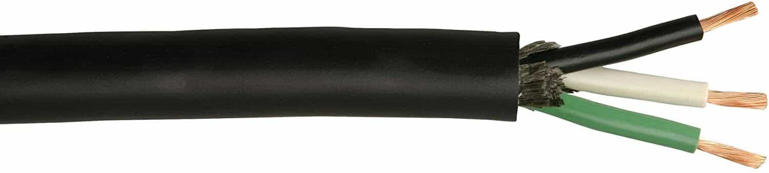SOUTHWIRE 233880408 SJEW Electrical Cable, 12/3, 250 Ft, 300 V, Black