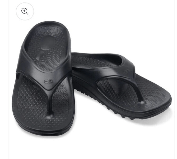 Spenco Fusion 2 Black Flip Flops Sandals Orthopedic Support Womens men’s various