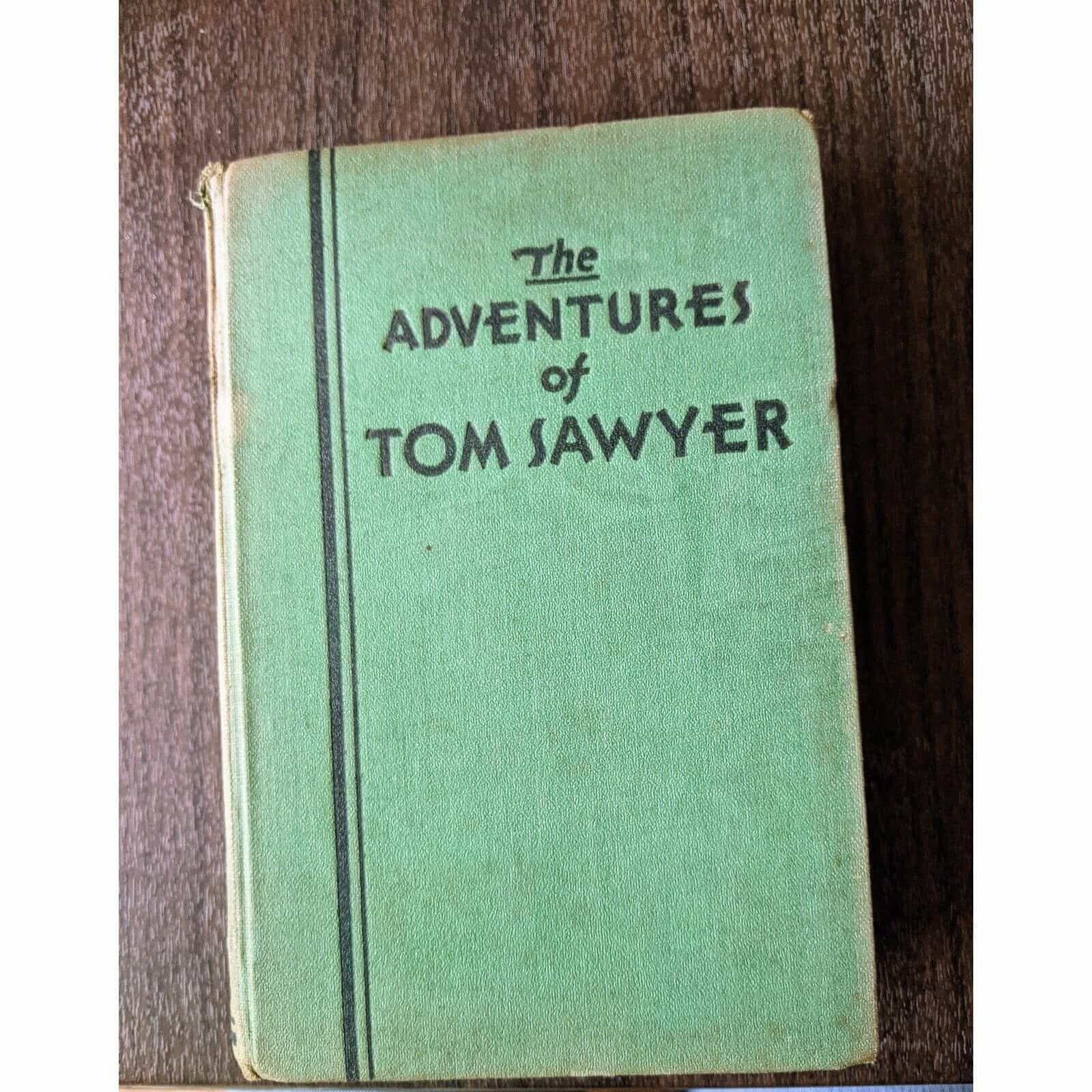 The Adventures of Tom Sawyer by Samuel L. Clemens Antique Book
