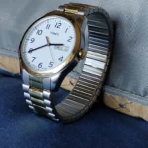 Timex Mens Two Tone Stainless Steel Expansion Watch Tw2v40100jt