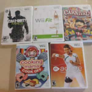 Wii Games 5 Game Bundle