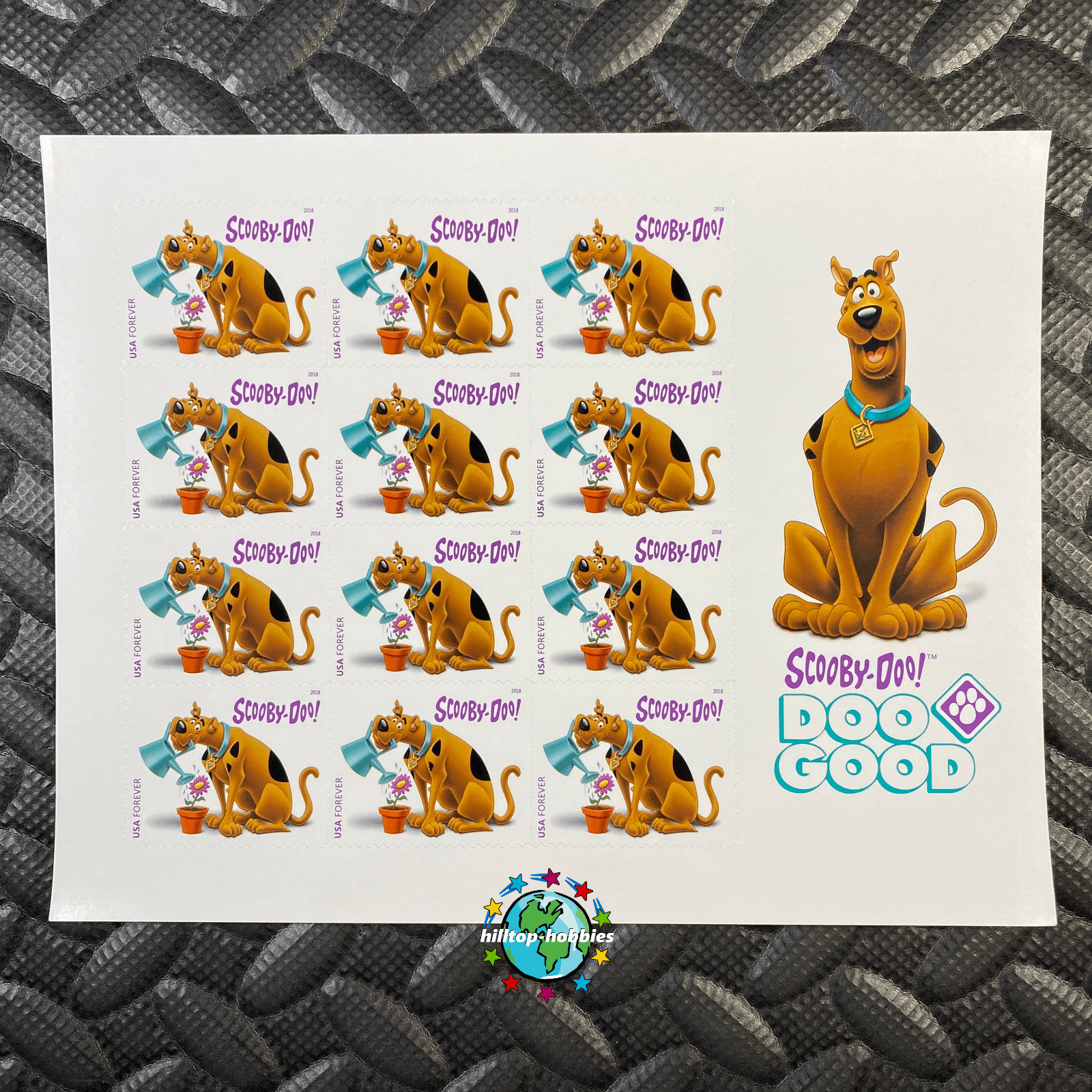 2018 USPS SHEET OF 12 FIRST CLASS FOREVER STAMPS SCOOBY DOO