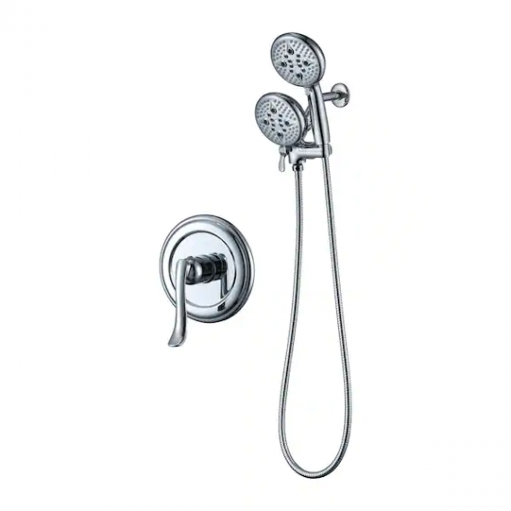 ello-allo-es-c-1001-single-handle-24-spray-shower-faucet-and-handheld-shower-system-with-5-in-shower-head-in-chrome-valve-included
