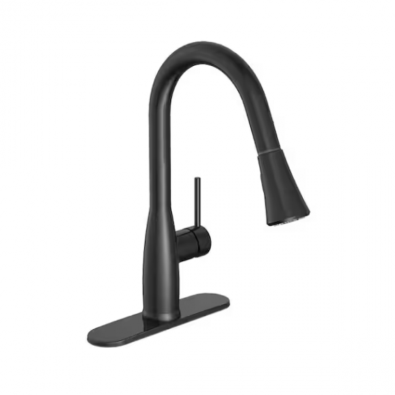d001o-cartway-single-handle-pull-down-sprayer-kitchen-faucet-in-matte-black