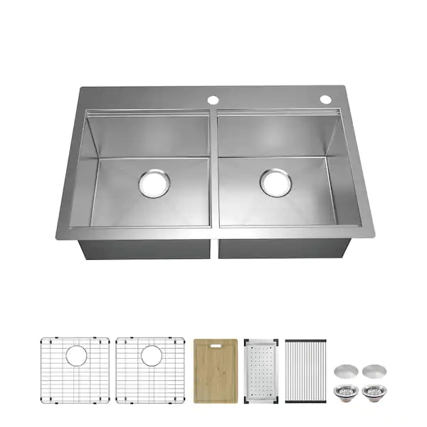 glacier-bay-fsd1z3622a0acc-zero-radius-drop-in-undermount-16g-stainless-steel-36-in-2-hole-double-bowl-workstation-kitchen-sink-with-accessories