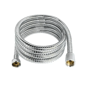 MODONA HS27CH-A 100 in 8 5 ft Premium Stainless Steel SS304 Shower Hose with Brass Fittings and EPDM Inner Hose