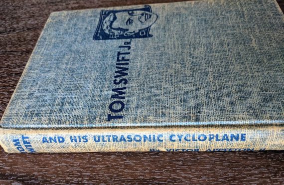 tom-swift-and-his-ultrasonic-cycloplane-by-victor-appleton-ii-antique-book-1957