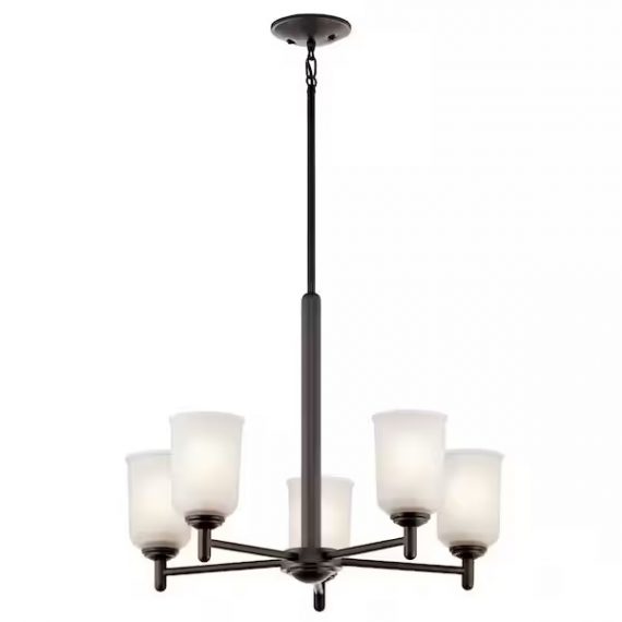 kichler-43671oz-shailene-5-light-olde-bronze-transitional-dining-room-chandelier-with-white-etched-glass-shade