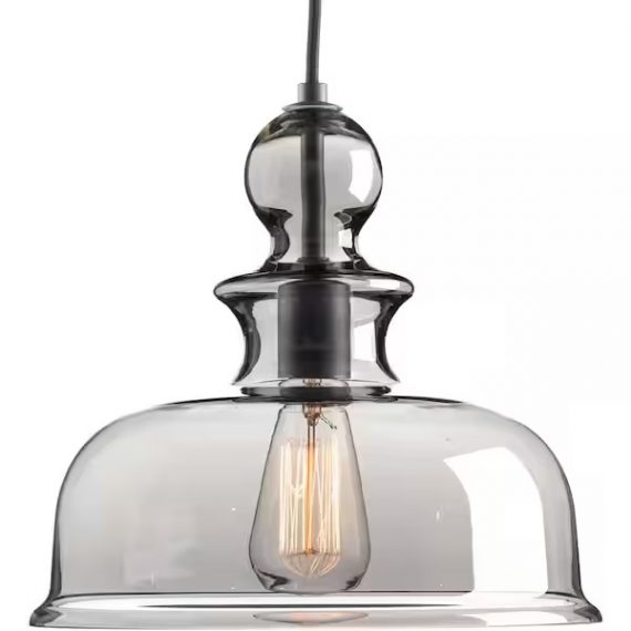 progress-lighting-p5332-143-staunton-collection-1-light-graphite-pendant-with-smoke-glass