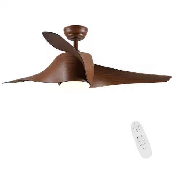 yuhao-ddc1013bkm522-52-in-indoor-vintage-propeller-ceiling-fan-with-3-brown-blades-integrated-led-light-kit-and-remote-control