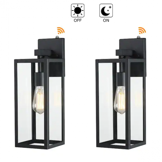 hukoro-f17801-bk-s-1-light-13-4-in-h-matte-black-outdoor-wall-lantern-sconce-with-dusk-to-dawn