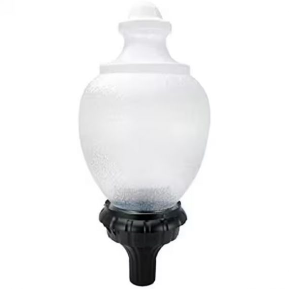 solus-s88066-cl-9f-26-13-in-h-x-16-6-in-w-and-9-12-in-outside-diameter-clear-polycarbonate-streetlamp-acorn-with-fitter-neck-fitter-neck