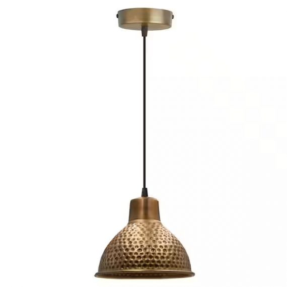 river-of-goods-20051-1-light-brass-pendant-with-hammered-metal-shade
