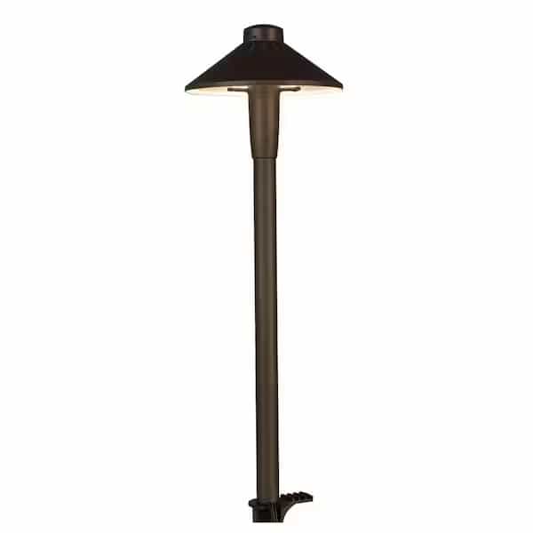 Hampton Bay JTK1501L Low Voltage Bronze LED Path Light with Adjustable Color