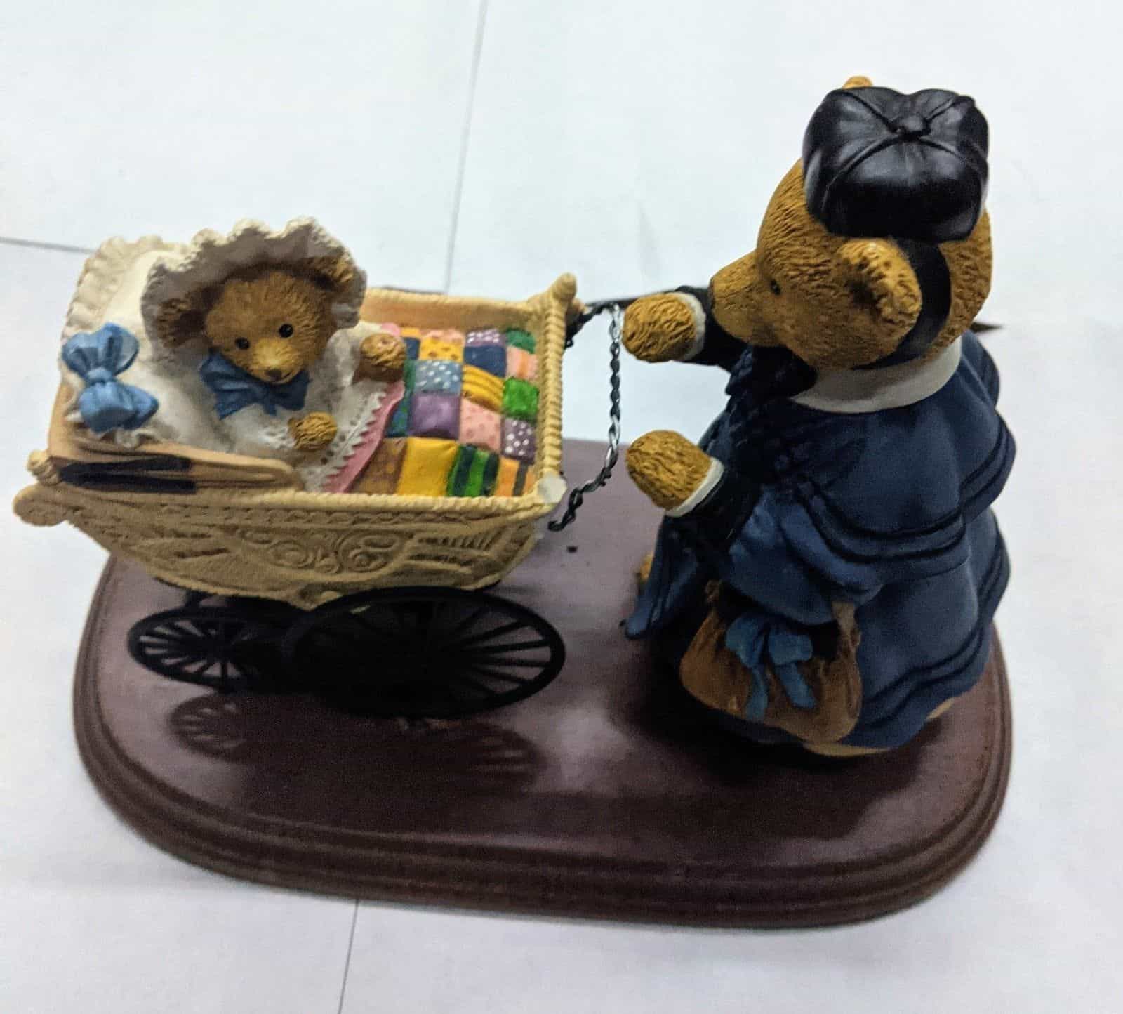 Department 56 Upstairs Downstairs Bears Nanny & Baby Arthur