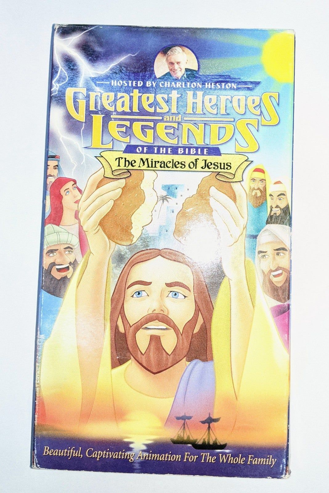 Greatest Heroes And Legends of the Bible The Miracles of Jesus VHS Tape