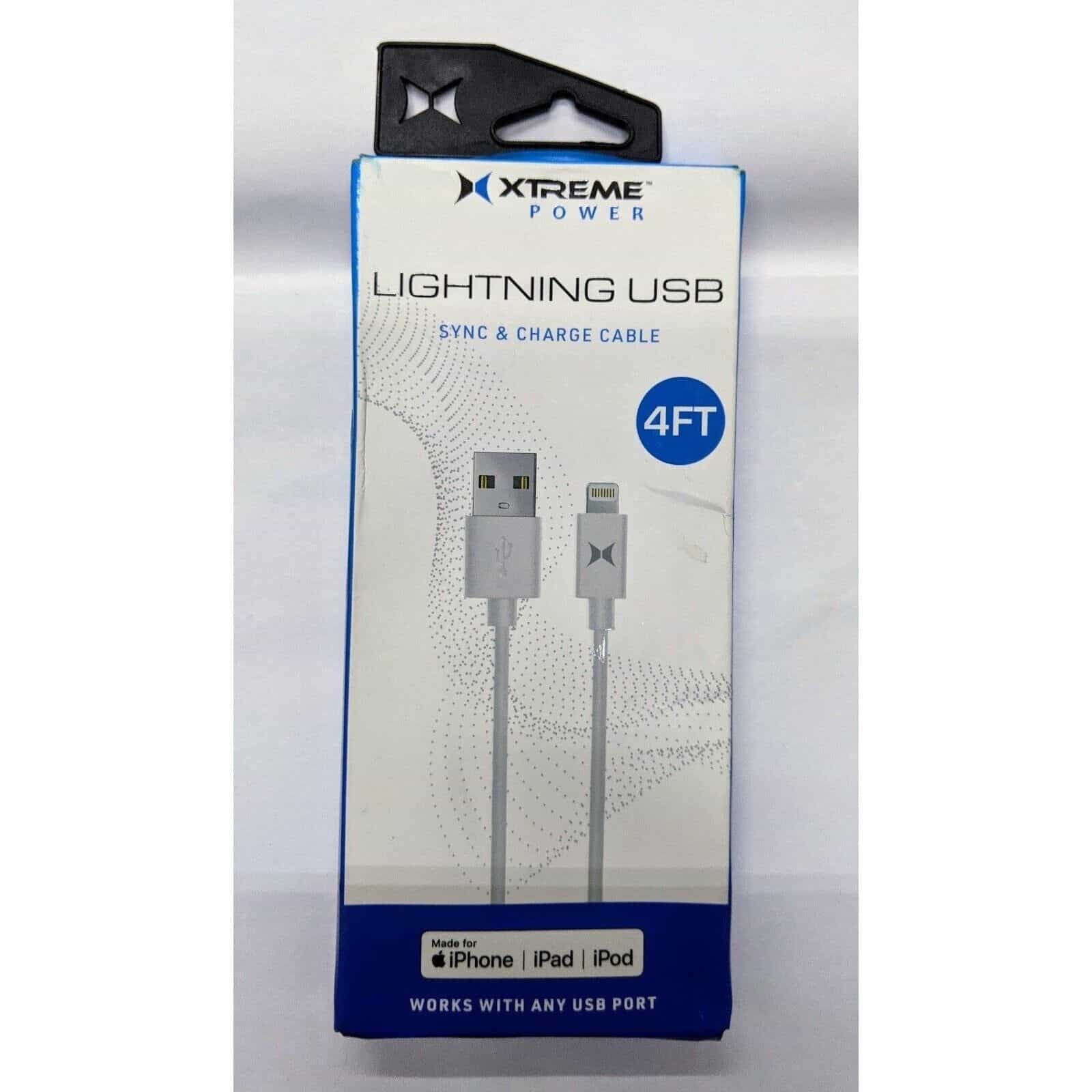 Lightning USB Sync & Charge Cable for iPhone, iPad, iPod
