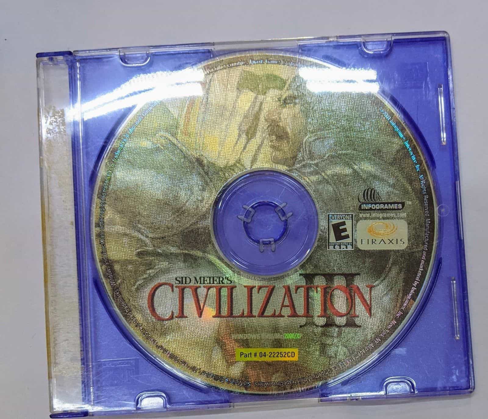 Sid Meier’s Civilization III PC Game Disc Replacement