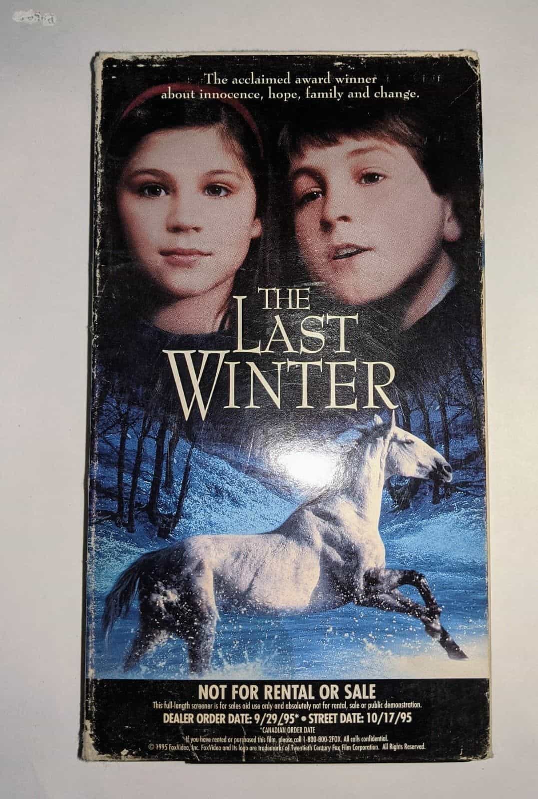 The Last Winter Movie VHS Tape