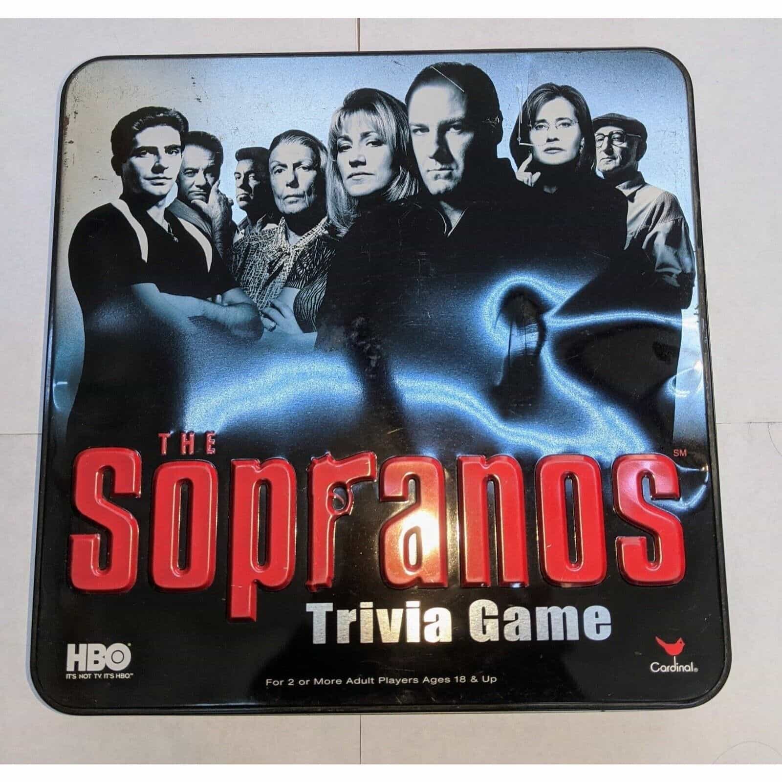 The Sopranos Trivia Game Board Game