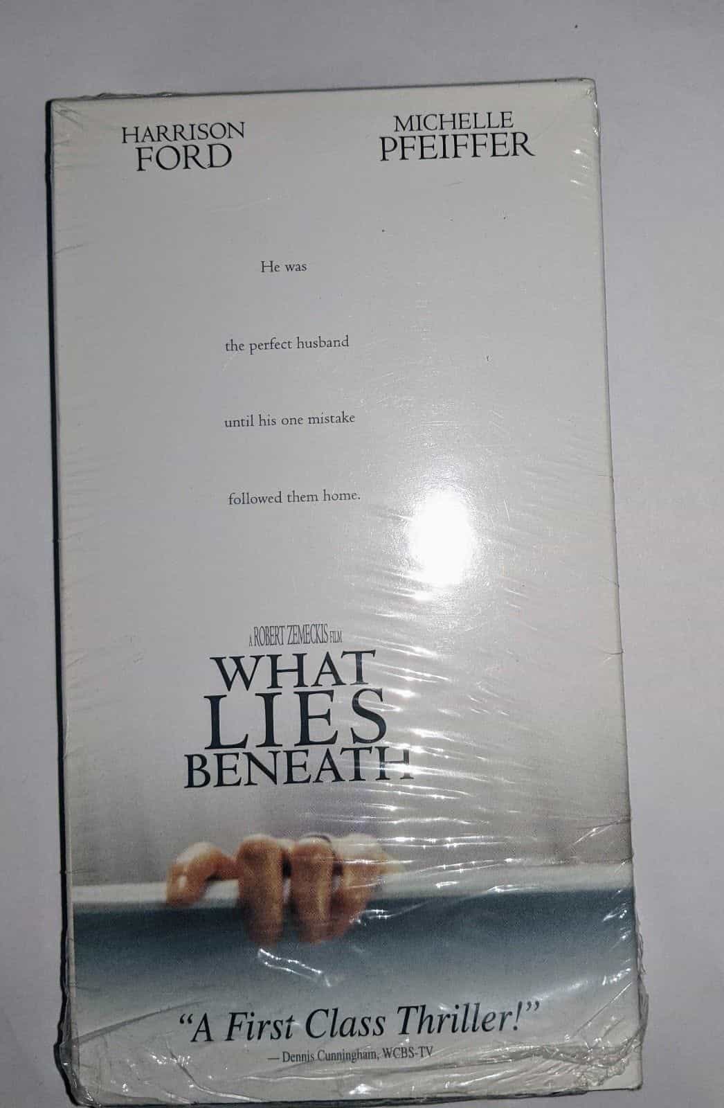 What Lies Beneath Movie VHS Tape