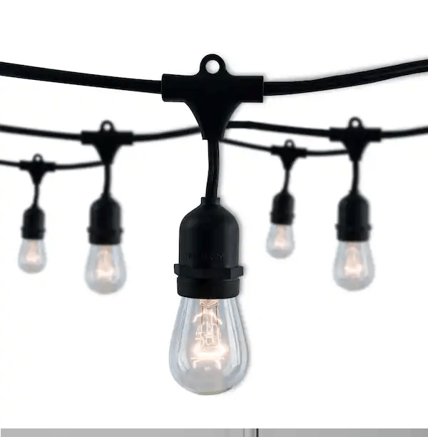 Bulbrite 810006 Outdoor/Indoor 14 ft. PlugIn S14 Bulb String Light