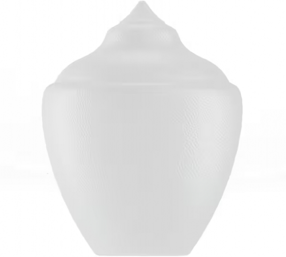 solus-s88467-wh-5n-16-65-in-h-x-11-56-in-w-and-5-25-in-inside-diameter-white-polyethylene-streetlamp-acorn-with-fitter-neck-neckless