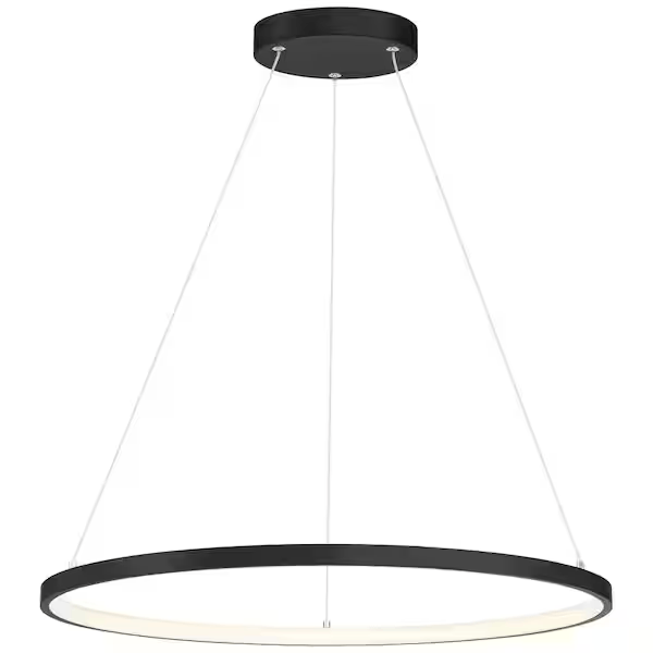 Access Lighting 52068LEDD-MBL/ACR Integrated LED Matte Black Pendant
