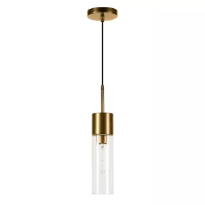 Meyer&Cross PD0300 Lance Brass Metal and Glass Pendant