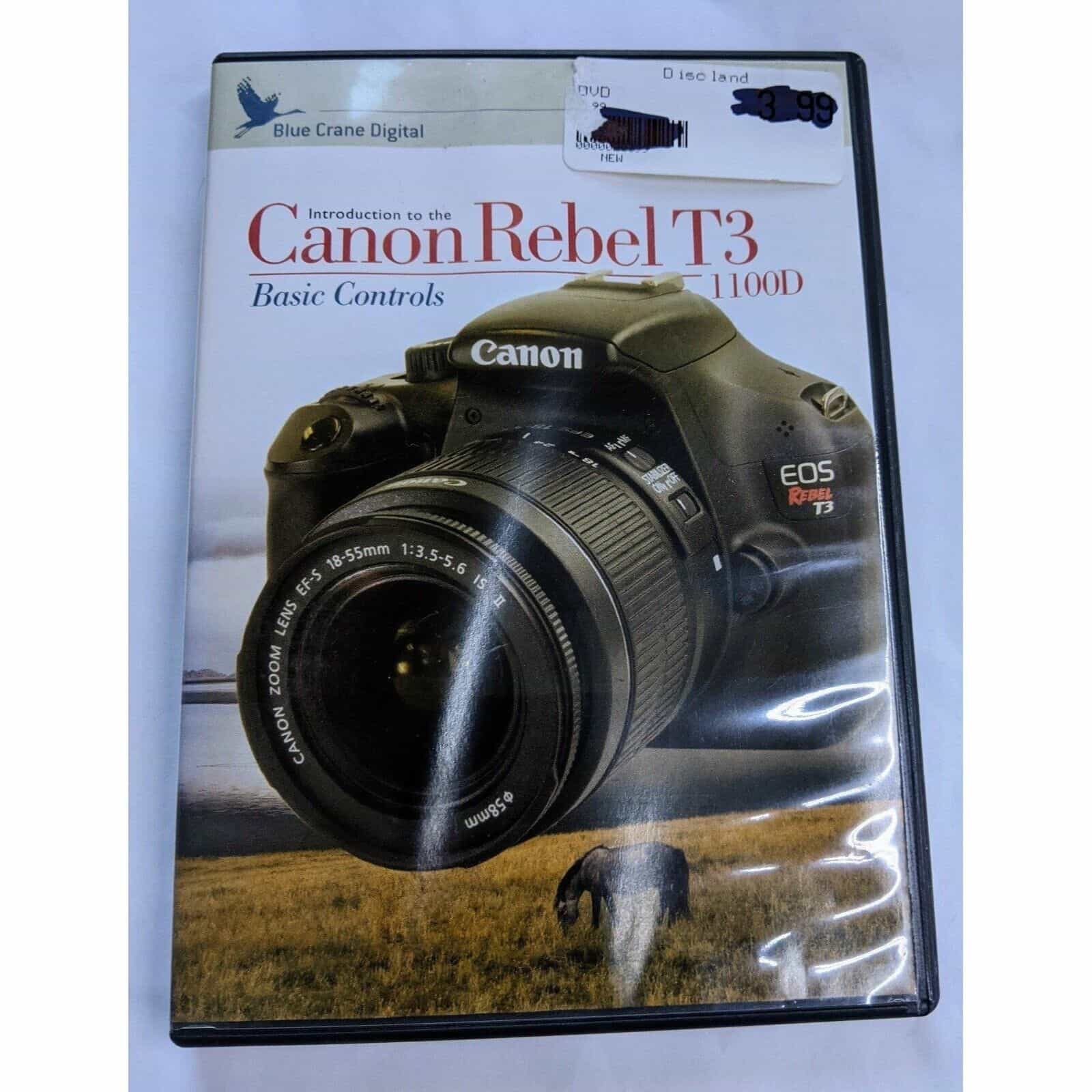 Introduction to the Canon Rebel T3 1100D Basic Controls DVD
