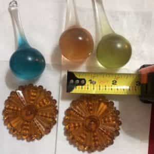 Lot Of Five Glass Findings