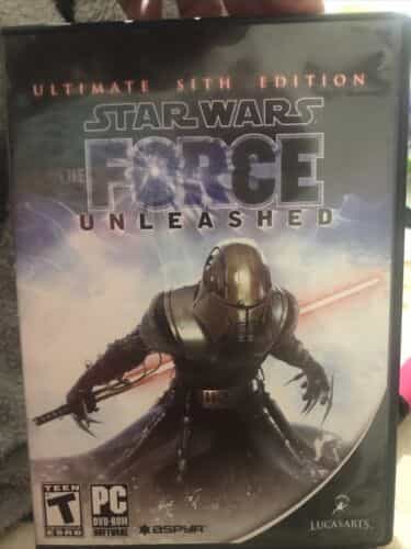 Star Wars The Force Unleashed PC DVD Rom Software Ultimate Sith Edition VG +