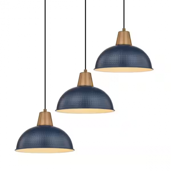 jazava-h4fg58mil-3pkbl-10-2-in-1-light-navy-blue-pendant-light-fixtures-with-hammered-metal-shade-for-kitchen-island-3-pack