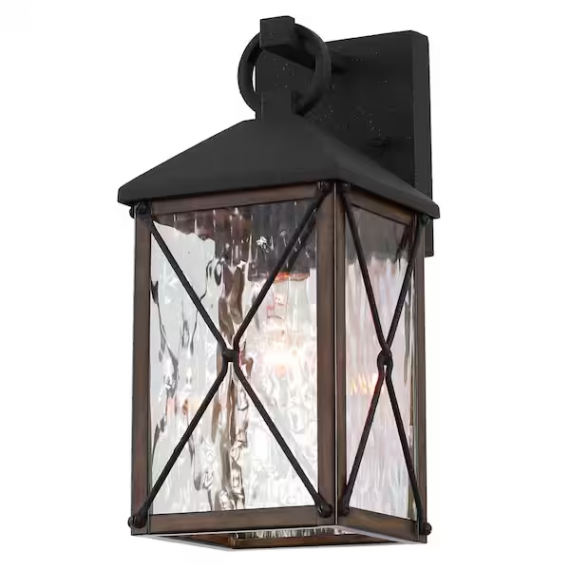 40017-wayland-6-in-1-light-distressed-black-hazelwood-outdoor-wall-light-with-clear-water-glass