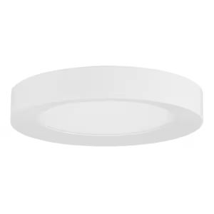 Home Decorators Collection JXM3001L/WH Calloway 11 in. Matte White LED 5CCT Flush Mount