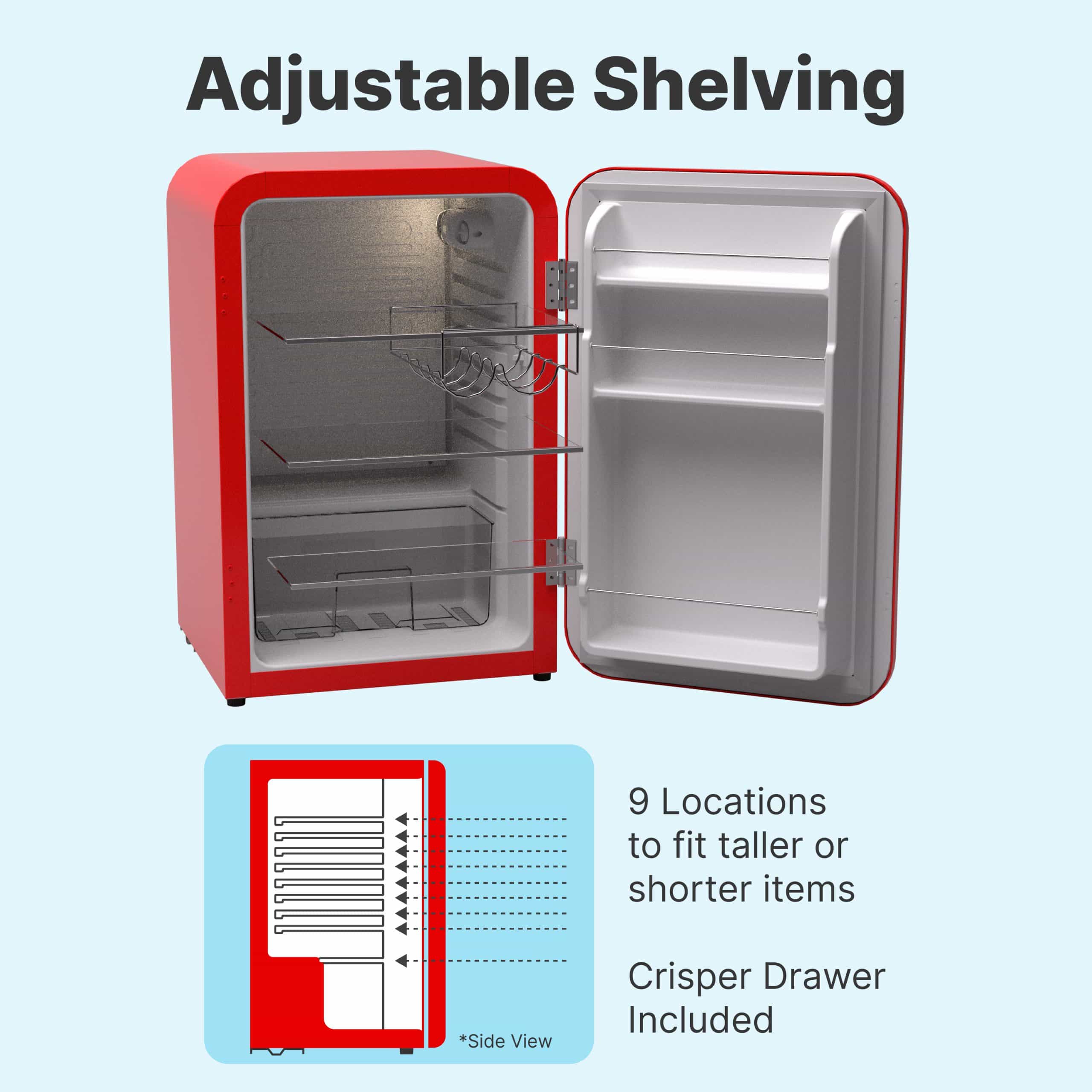 snowlion-106l-premium-retro-style-3-74-c-ft-under-counter-freestanding-mini-fridge-in-red