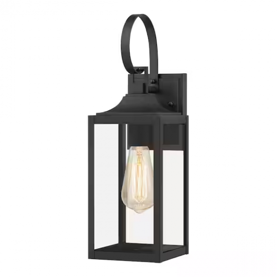 home-decorators-collection-ksz1601as-01-mb-havenridge-1-light-matte-black-hardwired-outdoor-wall-lantern-sconce-with-clear-glass-1-pack