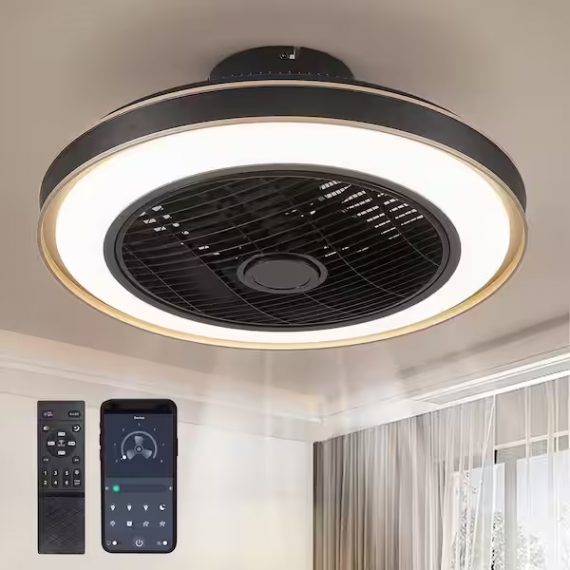 antoine-hd-il-02-20-in-indoor-black-caged-enclosed-ceiling-fan-with-led-light-modern-low-profile-ceiling-fan-with-remote-and-app-control